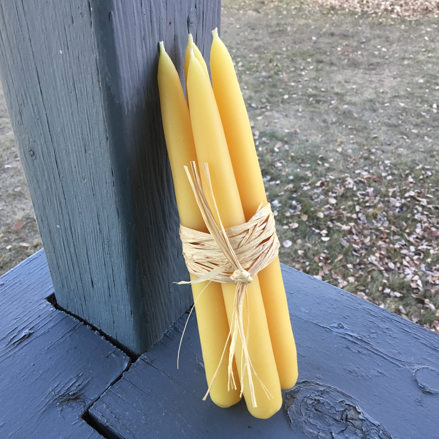 Pure Beeswax Tapers - Set of 4