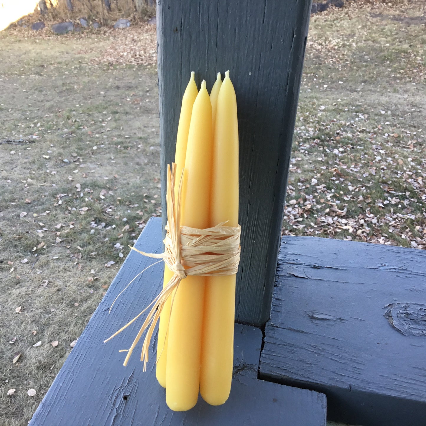 Pure Beeswax Tapers - Set of 4