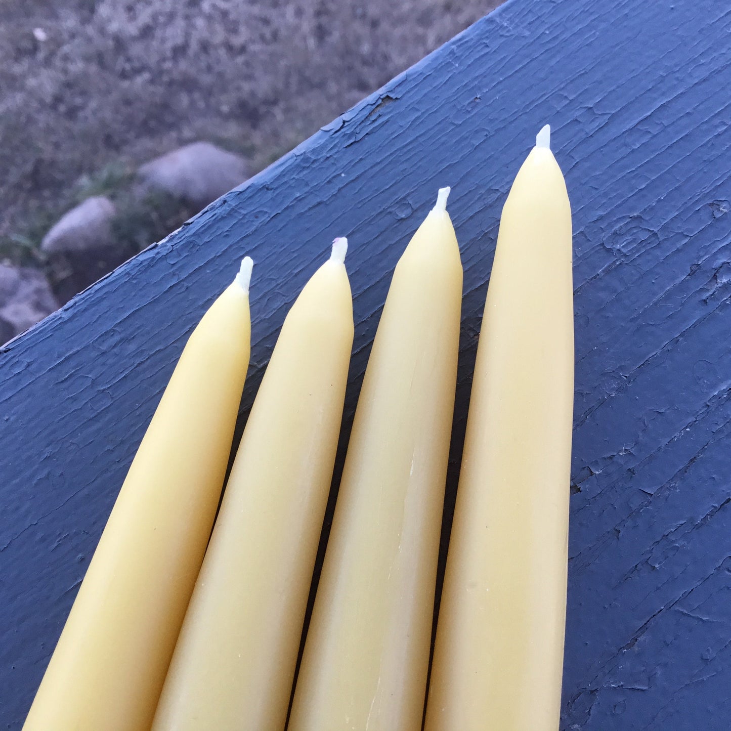 Pure Beeswax Tapers - Set of 4